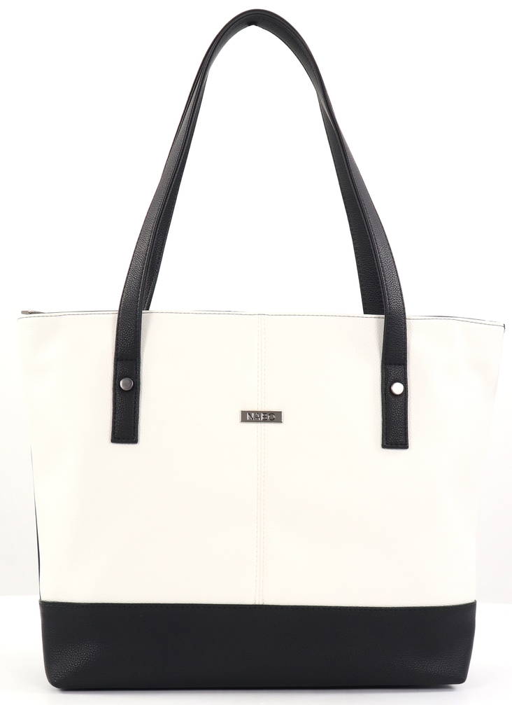 Nabo Shoulder bag L2535 black/white - Handbags - 133605 - 1