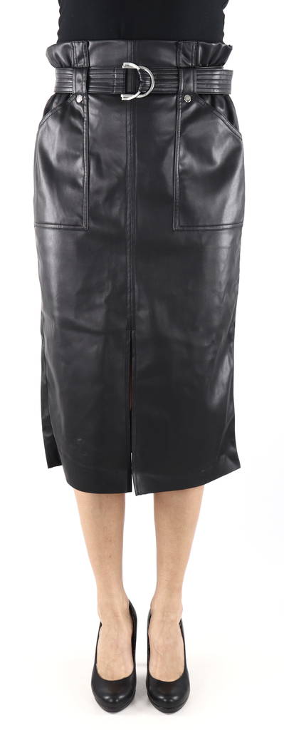 Only Skirt Alba faux leather, black - Skirts - 128955 - 1