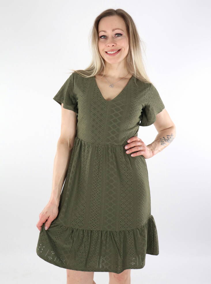 Only dress S/S V-Neck ivy green - Stilettoshop.eu webstore Only dress S/S V-Neck ivy green - Stilettoshop.eu webstore