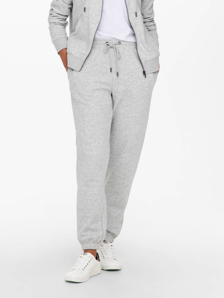 Only Women's Sweat Pants Feel life, light grey - Women's trousers - 129145 - 1