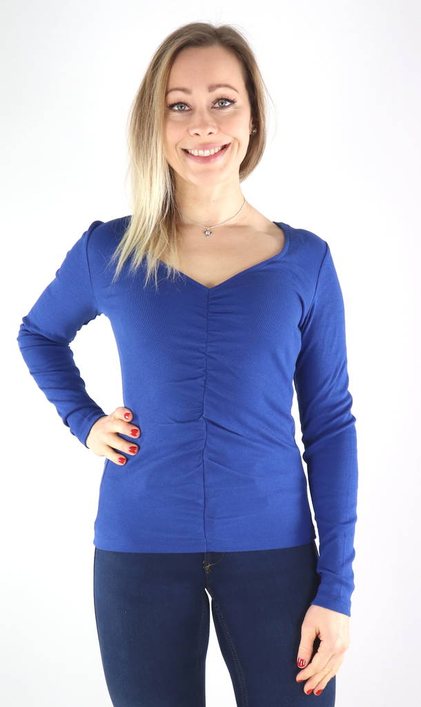 Only Shirt ruching - Women's long sleeved shirts - 132485 - 1