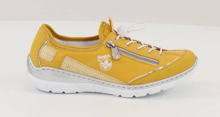 Rieker Walking Shoes L32T4-69, yellow - Rieker women`s walking shoes - 130105 - 1