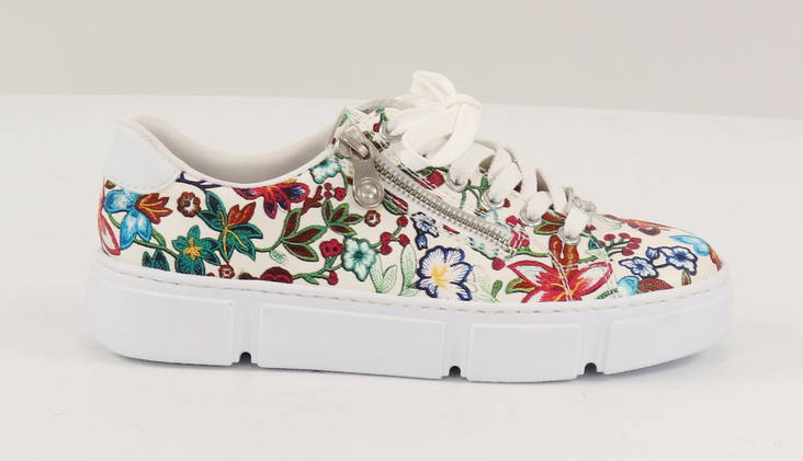 Rieker Sneakers N59L1-90, white/multi - Rieker women`s sneakers - 130075 - 1