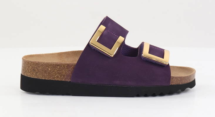 Scholl Mules Monterey 2 purple - Women's work shoes - 131765 - 1