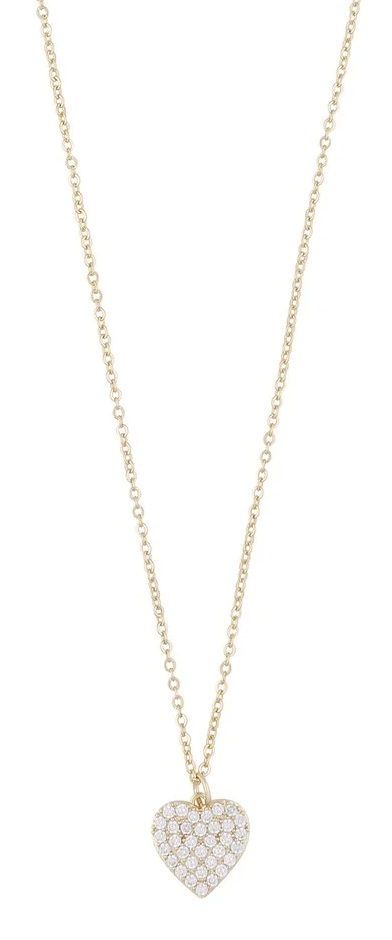 Snö of Sweden Necklace North heart g/clear - Necklaces - 134955 - 1