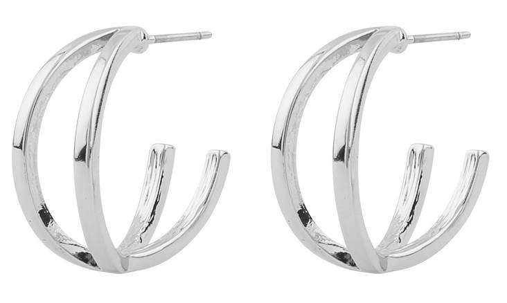 Snö of Sweden Earrings Francis oval - Earrings - 126515 - 1