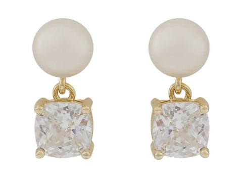 Snö of Sweden Earrings Saga small g/clear - Earrings - 134945 - 1
