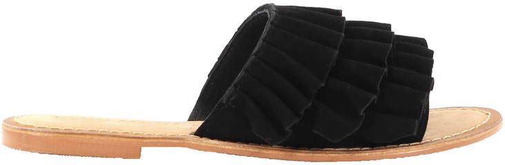 Vero Moda Leather Mules Cammi, Black - Women's mules - 120885 - 1