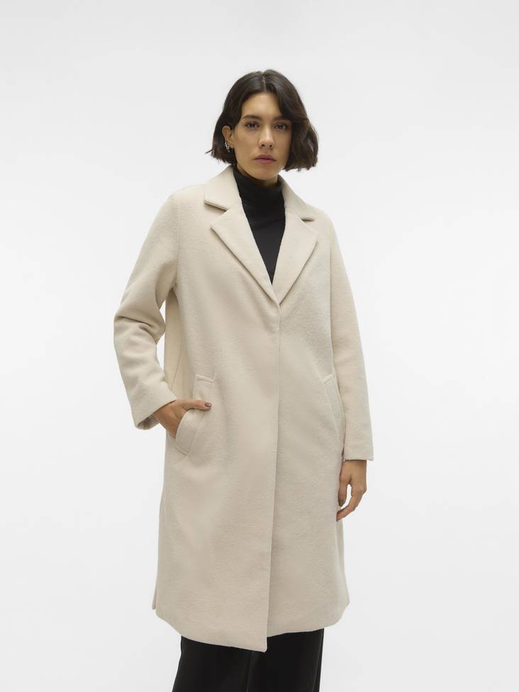 Vero Moda Women's Coat Oatmeal - Women's light jackets - 135005 - 1