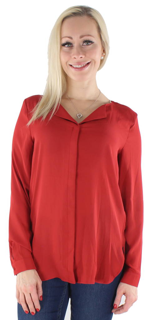 Vila Shirt Lucy scarlet sage - Women's shirts and blouses - 125075 - 1