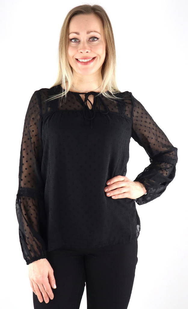 Vila Shirt, black - Women's long sleeved shirts - 132675 - 1