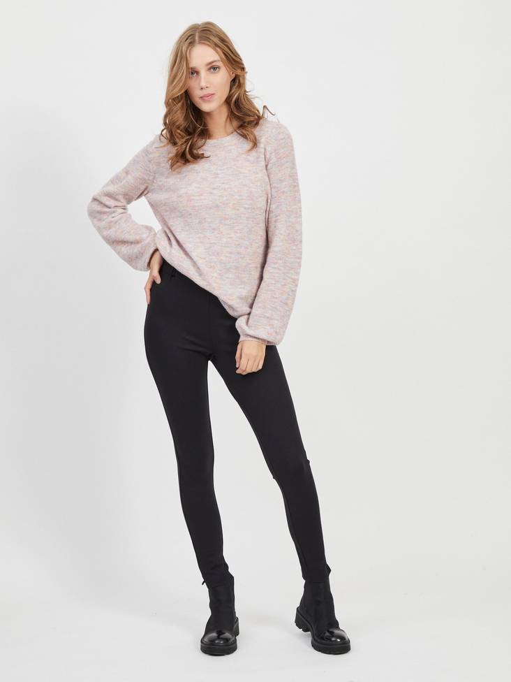 Vila Women's Leggings hw 7/8, black - Leggings - 129055 - 1