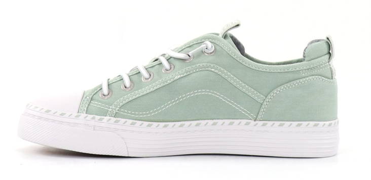 MUSTANG Sneaker Donna Stringate 1376-308 - Tela Effetto Denim, Comode E Versatili