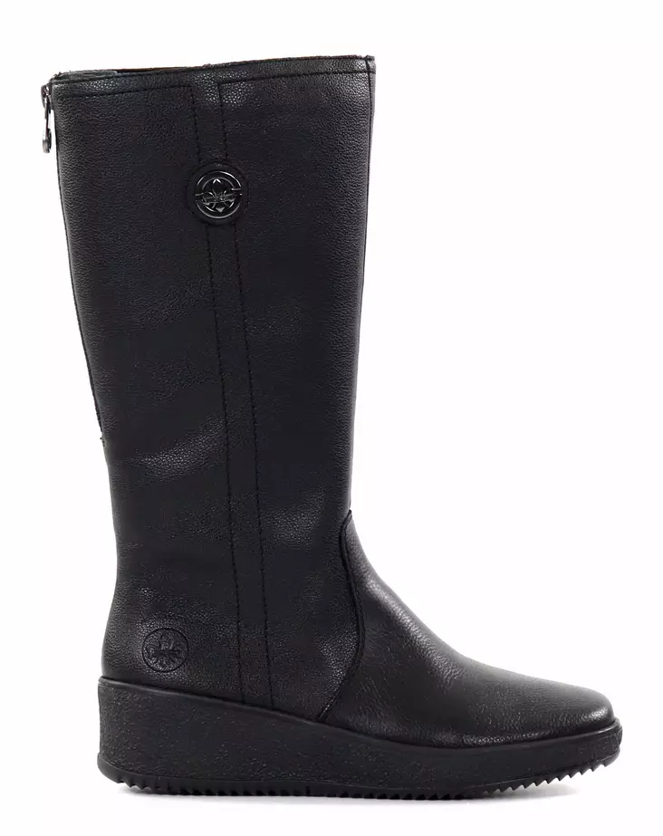 Rieker women's wedge boots Y4470-01 black - Rieker boots - 136505 - 1
