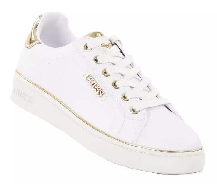 Guess women's sneakers FL5BEKFAL12 white - Women's sneakers - 136955 - 1
