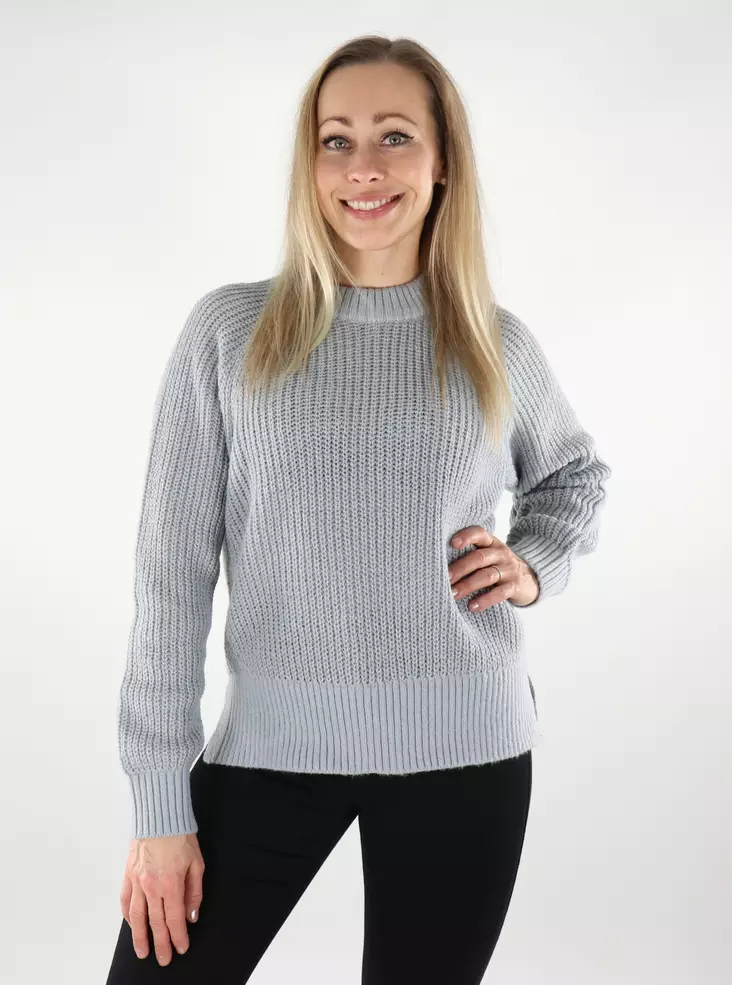 JJXX women's sweater Crew Neck light gray - Women's knitwear - 137335 - 1