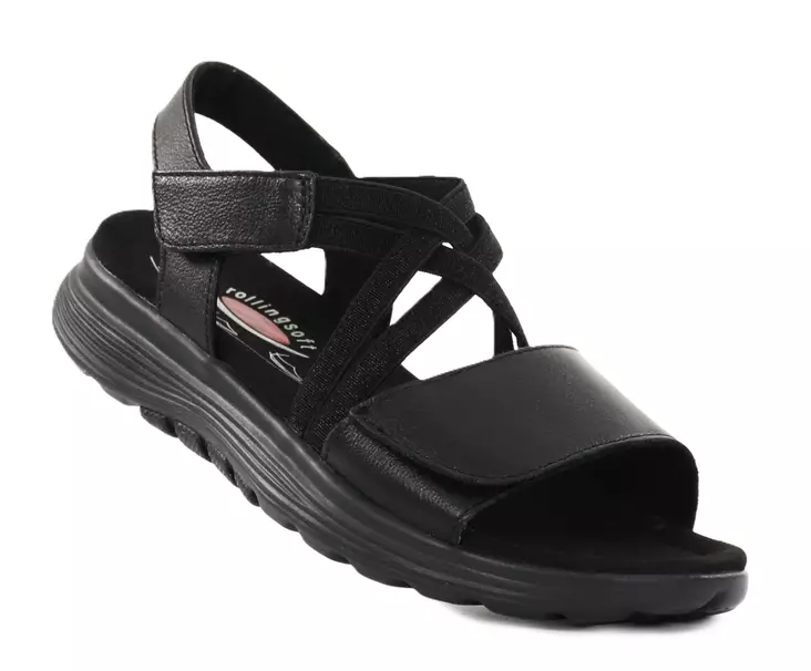 Rollingsoft women's sandals 6681357 black - Women's sandals - 138515 - 1