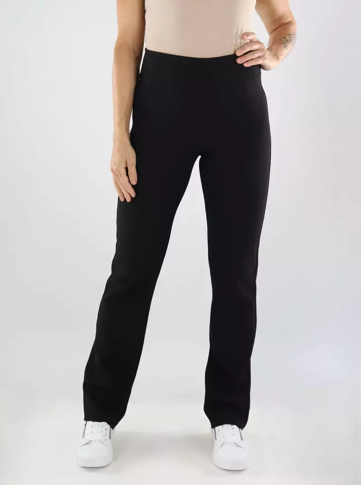 Only women's straight-leg trousers Band black - Women's trousers - 139015 - 1
