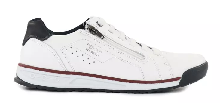 Pegada men's leather sneakers 112503-01 branco - Men's sneakers - 139605 - 1