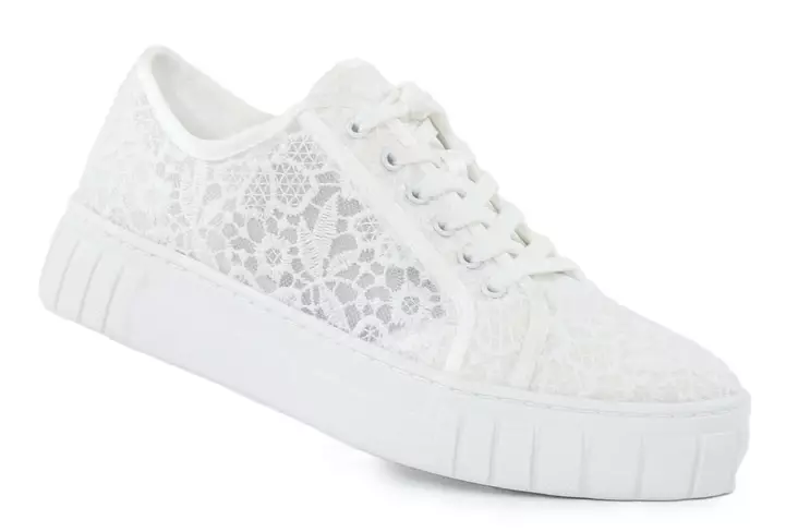 Marco Tozzi women's lace sneakers 83705-44 100 white - Women's sneakers - 140685 - 1