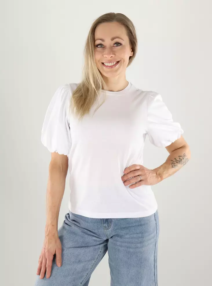 Pieces t-shirt bright white - Women's T-shirts - 141195 - 1