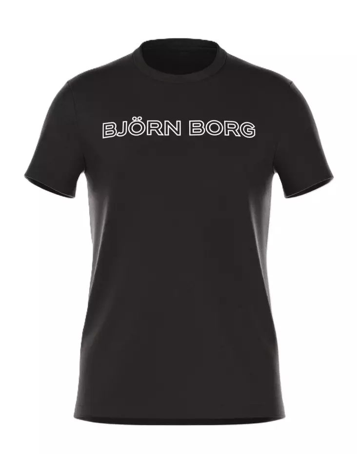 Björn Borg Essential 3 T-shirt Black - Men's T-shirts - 139085 - 1