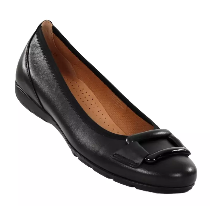 Gabor genuine leather ballerinas 6416627 black - Ballerinas - 137715 - 1