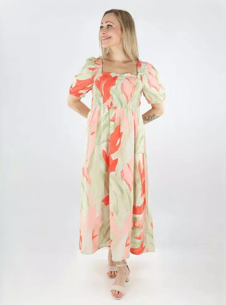 JDY midi dress Smock sandshell/rose - Dresses and tunics - 138545 - 1