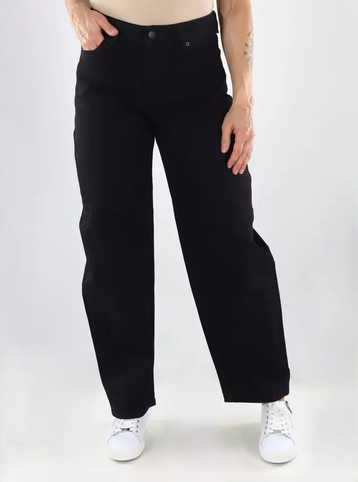 JJXX jeans JXFUJI BARREL MW R402 black denim - Women's jeans - 141465 - 1