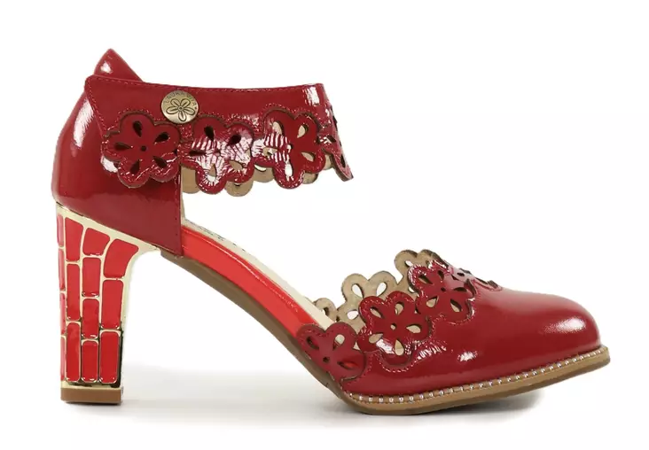 Laura Vita heels Alcbaneo 165 rouge - Women's pumps and high heels - 138335 - 1