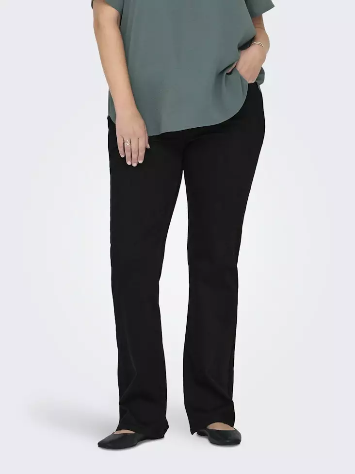 Only Carmakoma Jeans hw black - Women's jeans - 138995 - 1