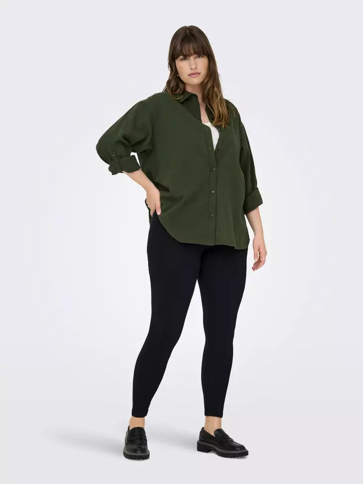Only Carmakoma Plus size Women's Leggings Live Love new, Black - Leggings - 126615 - 1