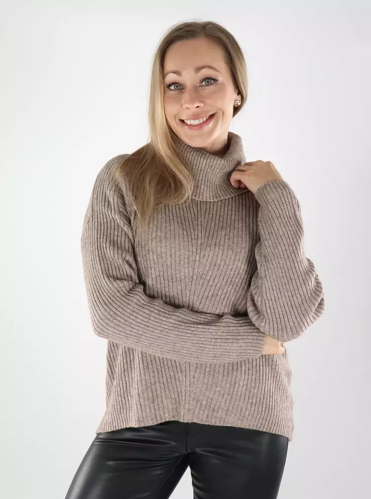 Only women's knit Rollneck fungi - Women's knitwear - 139515 - 1