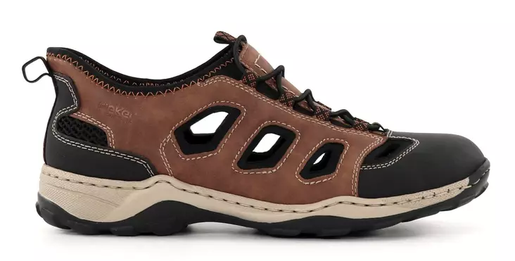 Rieker men's READY2GO walking shoes 08078-24 brown - Men's walking shoes - 137945 - 1