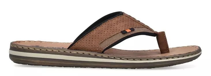 Rieker men's flip-flops 21084-23 brown - Men's sandals - 140715 - 1