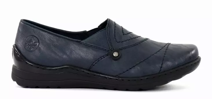 Rieker women's wide-soled walking shoes 48961-14 navy - Rieker women`s walking shoes - 137805 - 1