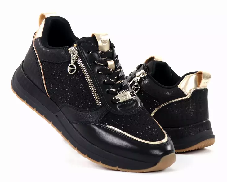 Tamaris women's sneakers 23732-41 black comb - Women's sneakers - 137765 - 1