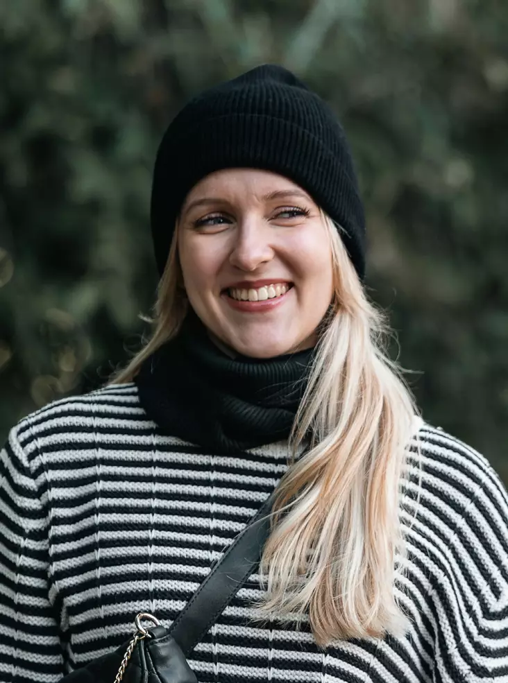 Veniz 60230 knitted tube scarf black - Women's scarfs - 134965 - 2