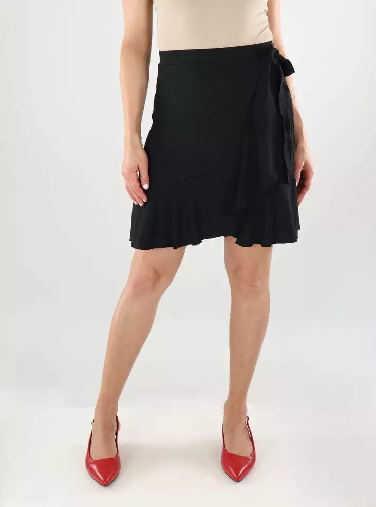 Vero Moda short wrap skirt Wrap black - Skirts - 138795 - 1