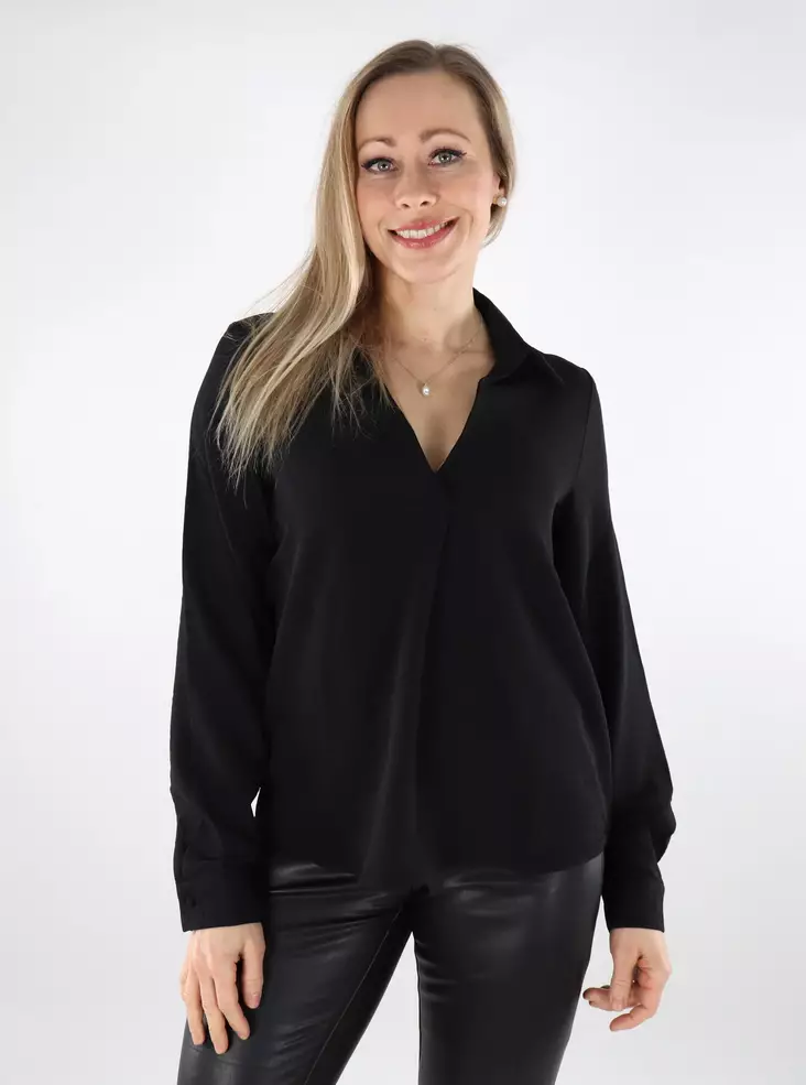 Vero Moda women's shirt Collar black - Women's long sleeved shirts - 137515 - 1