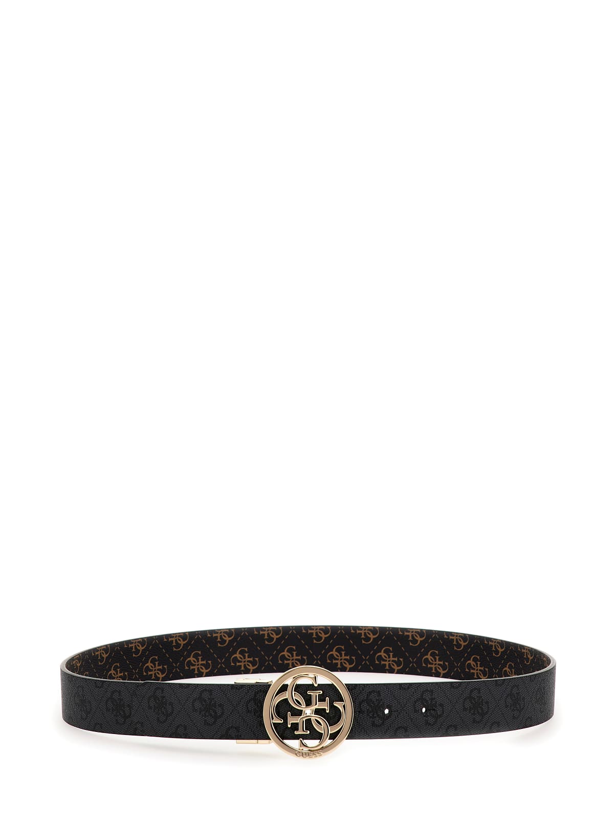GUESS Cintura Regolabile W105 Cognac - 3 Cm Di Larghezza - Accessorio Moda Donna E Uomo - 4