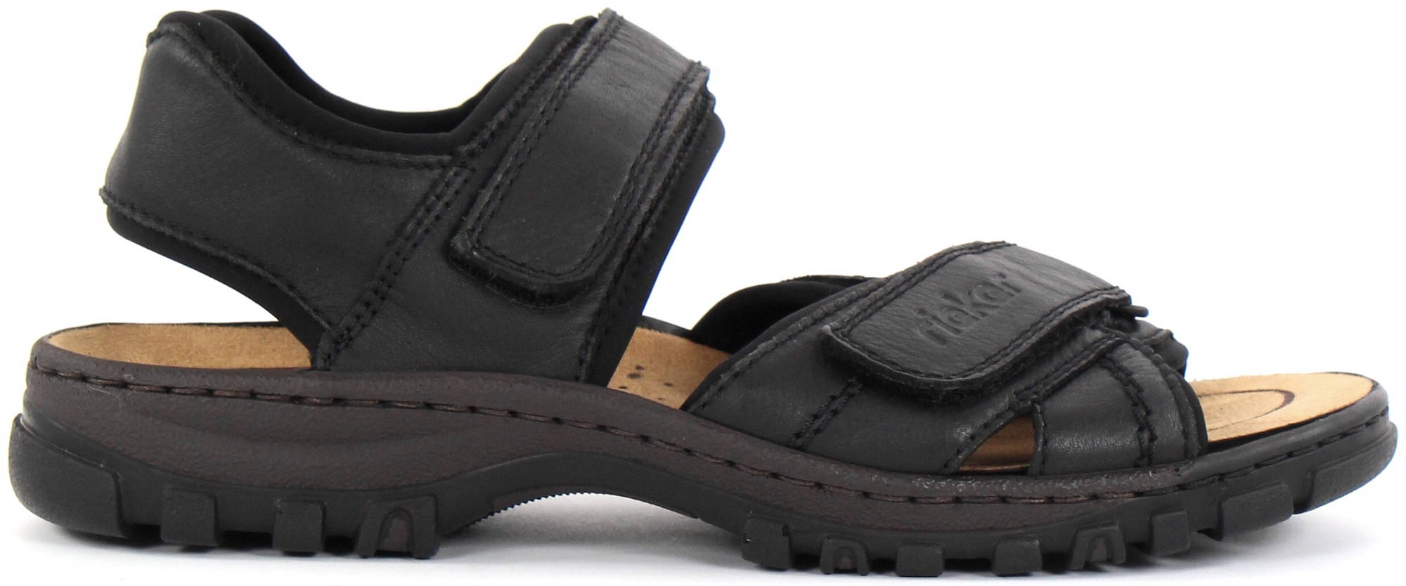rieker mens leather sandals
