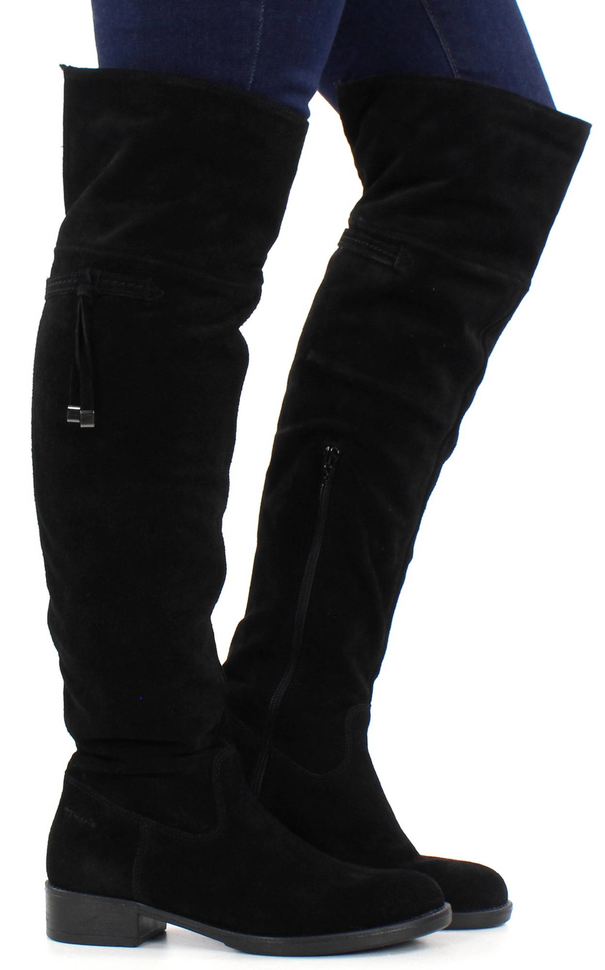 Tamaris Thigh High Boots 25537-25, Black - Stilettoshop.eu webstore