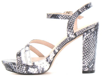 Azarey Sandals 488D165, Black/White - Women's sandals - 126356 - 2