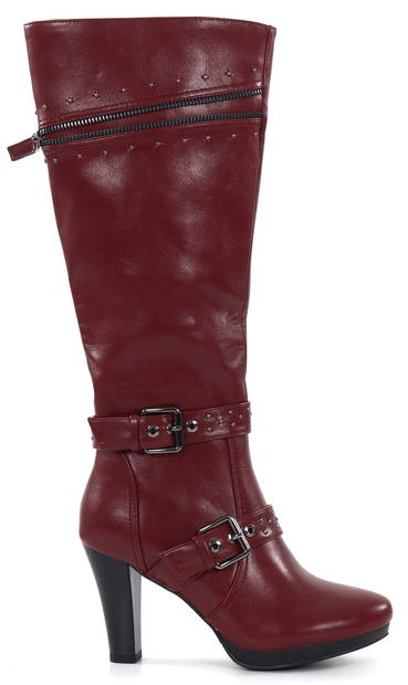 Fuzz Boots 6175-055 dark red - Women's boots - 134366 - 1