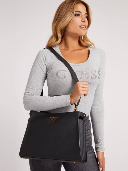 Guess Shoulder Bag Downtown chic black Stilettoshop.eu webstore