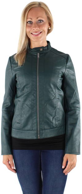 JDY Jacket Dallas, Dark Green - Women's leather- and pu-jackets - 121566 - 1