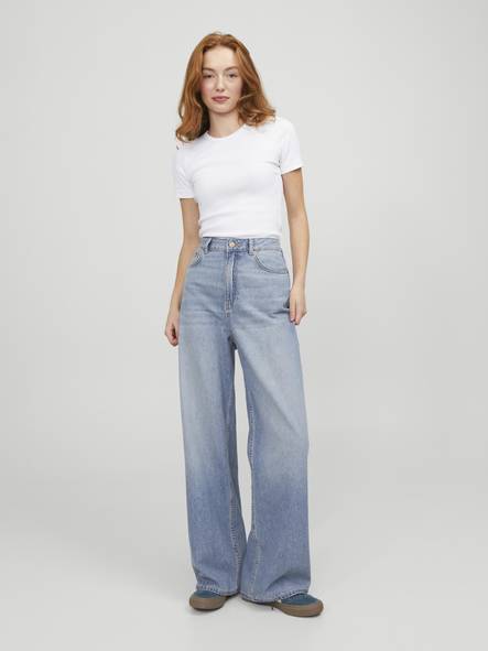 Tokyo high-rise faded wide-leg jean | JJXX | High Rise | Simons