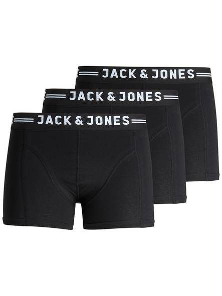Jack&Jones Boxers Sense 3pack blackwais - Men's boxers and socks - 130016 - 1
