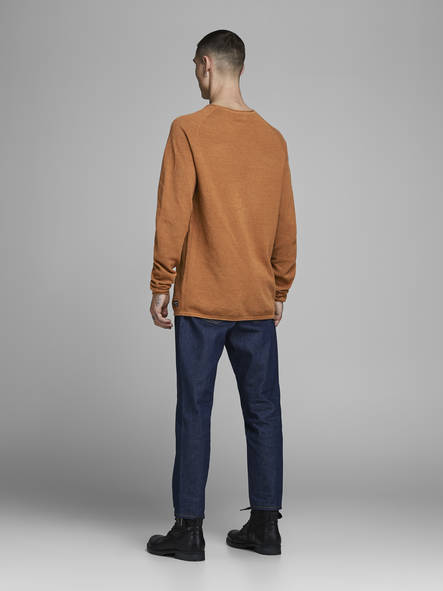 Jack&Jones Sweater Hill umber - Men's knitwear - 129926 - 2